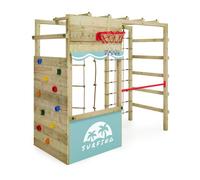 WICKEY Aire de jeux Portique bois Smart Action Échafaudage grimpant