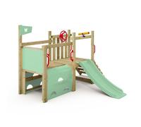 WICKEY Aire de jeux pour jeunes enfants My First Fort 2 vert pastel