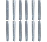 Ancrages d’angle WICKEY SolidLock - Lot de 12 - Ancrages en acier galvanisé - Condition pour garantie 10 ans*