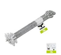 WICKEY Ancrage de sol Kit d'ancrage Wickey QuickLock 10 pièces