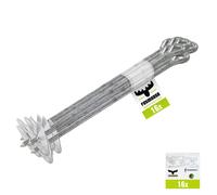 WICKEY Ancrage de sol Kit d'ancrage Wickey QuickLock 16 pièces