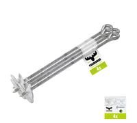 WICKEY Ancrage de sol Kit d'ancrage Wickey QuickLock 4 pièces