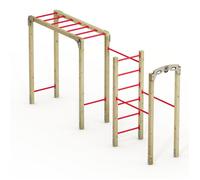 WICKEY Appareil de fitness d'extérieur avec barre de traction et espalier de gym Wickey FIT Base 810