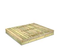 Bac à sable SandSeat XL avec couvercle rabattable