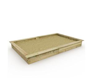 Wickey Bac à Sable King Kong - Vaste Espace de Jeu 195x300 cm, Bois de Qualité Supérieure, Design Robuste, Idéal pour Activités Créatives en Extérieur, Parfait pour Familles