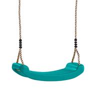 WICKEY Balançoire de Jardin en Plastique pour Enfant - Turquoise