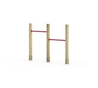 WICKEY Barre de gymnastique double avec barres fixes Aire de jeux Wickey FIT Tumble 302