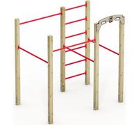 WICKEY FIT Base 615 - appareil de fitness en plein air - rouge