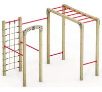 Wickey Fit Base 820 Appareil de fitness pour la maison, l'escalade et le sport pour adolescents et adultes dans le jardin avec barre de traction