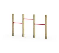 WICKEY FIT Tumble 403 - appareil de fitness en plein air - rouge