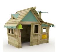 Wickey Maison de Jeu Casita - Maison de Jeu en Bois pour Enfants, Maison de Jardin pour Enfants, extrême résistante aux intempéries - en Bois Massif imprégné sous Pression - Bleu Pastel