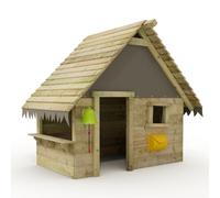 Wickey Maison de Jeu Tipi - Maison de Jeu en Bois pour Enfants, Maison de Jardin pour Enfants, extrême résistante aux intempéries - en Bois Massif imprégné sous Pression - Grise