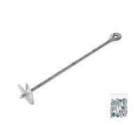 Wickey QuickLock Set d'ancrage au Sol, 16 pièces, Ancrage en Acier pour Jeux, balançoires & toboggans, Longueur 50 cm, Robuste & résistant aux intempéries, Montage Facile