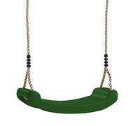 WICKEY Siège de balançoire Siège de balançoire en plastique Siège de balançoire pour enfants, vert foncé