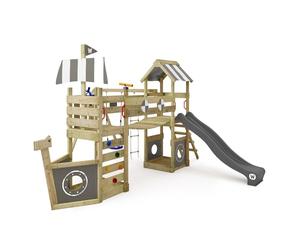 WICKEY Spielturm StormFlyer Klettergerüst, Anthrazit