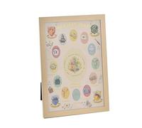 Widdop and Co Cadre photo Harry Potter My First Year - Cadre photo doré pour bébé pour 12 photos importantes - Cadeau souvenir sur le thème de Poudlard