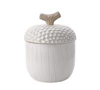 Widdop and Co. - Country Living - Pot de service en céramique émaillée blanche - Grand - Décoration d'intérieur pour la cuisine, l'hôte, le dîner et les fêtes pour les amoureux de la nature et de