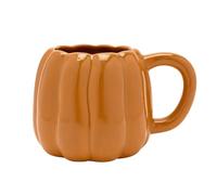 Widdop and Co Country Living Tasse citrouille - Tasse en céramique orange pour l'automne, boissons chaudes douillettes, cadeau saisonnier pour les amateurs de café et de thé