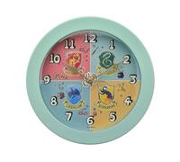 Les crêtes officielles Harry Potter Charms House brillent dans l'horloge murale sombre - en boîte Multicolore