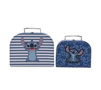 Widdop and Co Set de 2 Boîtes de Rangement Valises Stitch Disney