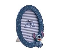 Widdop and Co – Cadre photo Stitch Disney – Résine Bleu 10 x 15 cm