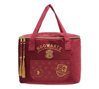 Widdop and Co Warner Bros Harry Potter Sac à lunch des anciens Gryffondor | Sac à déjeuner isotherme avec blason de Poudlard brodé, fermetures éclair à pompons - Boîte à déjeuner scolaire pour enfants