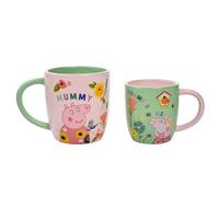 Widdop and Co Widdop & Co. Peppa Pig Mummy & Me Ensemble de tasses, HS109