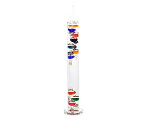 Widdop Bingham Thermomètre de Galilée - 44 cm multicolore 10 ampoules G108