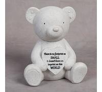 Widdop & Co Marqueur funéraire pour Enfant Motif Ourson et cœur
