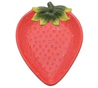 Widdop Cottage Garden Vaisselle en céramique sur le thème des fraises - Assiette à fraises - Vaisselle d'été lumineuse et insolite - Jolie idée cadeau pour pique-nique en plein air