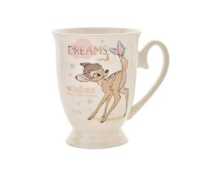 Widdop DI360 Mug Disney Motif Bambi avec inscription « Dreams and Wishes »