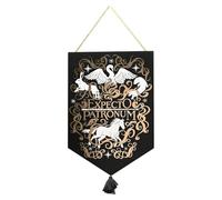 Widdop Harry Potter Expecto Patronum - Bannière murale phosphorescente - Panneau officiel Warner Bros avec créatures magiques - Décoration à suspendre pour chambre ou entrée - Cadeau de décoration