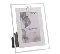 Widdop Milestones Cadre photo pour anniversaire 18 ans Ouverture 15,2 x 10,2 cm Design élégant Cadeau pour anniversaire