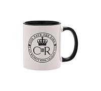 Widdop Mug commémoratif du couronnement du roi Charles III - Fabriqué au Royaume-Uni - God Save The King