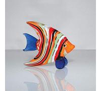Widdop Objets dArt Décoration miniature en verre dans une boîte - Poisson ange