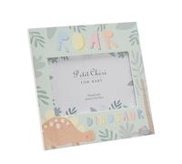 Widdop Petit Cheri Cadre photo dinosaure rugissant - 15,2 x 10,2 cm - Parfait pour nouveau-né ou bébé - Cadeau pour fête prénatale