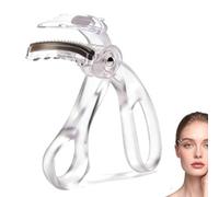 Wide-Angle Eyelash Curler with Comb, 2026 Eye Lash Curler for Any Eye Shapes,Pinch-No Partial Eyelash Curler with Refill Pads for Lifted Curled Defined Lashes,Recourbe Cils Maquillage Naturel (White)