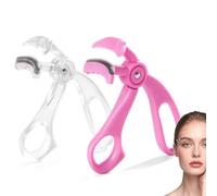 Wide-Angle Eyelash Curler with Comb, 2026 Eye Lash Curler for Any Eye Shapes,Pinch-No Partial Eyelash Curler with Refill Pads for Lifted Curled Defined Lashes,Recourbe Cils Maquillage Naturel (MIX)