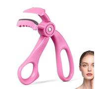 Wide-Angle Eyelash Curler with Comb, 2026 Eye Lash Curler for Any Eye Shapes,Pinch-No Partial Eyelash Curler with Refill Pads for Lifted Curled Defined Lashes,Recourbe Cils Maquillage Naturel (Pink)