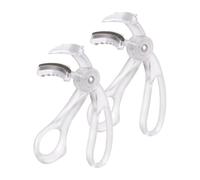 Wide-Angle Eyelash Curler with Comb, Frameless Enchinador de PestañAs (White*2)