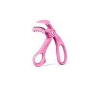 Wide Angle Eyelash Curler with Comb, Gentle Lash Tool | Upgraded Wide Fit Eyelash Shaping Tool with Replacement Pads for Natural Curl and Daily Eye Makeup(Pink)