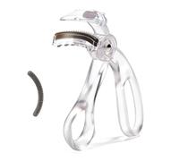 Wide-Angle Eyelash Curler with Comb, Wide-Angle Frameless Curler with Comb, Precision Lift Eyelash urler Tool, yelash urler Lash Combs, Eye Lash Curlers with Replacement Silicone Pad (A)