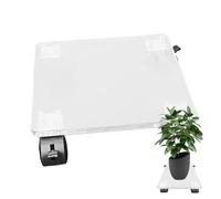 Wide Applications: Perfect for displaying potted plants, placing small outils, or transporting items around your home, this plant stand with wheels provides both functionality and mobility