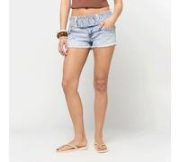 Wide Belt Joey Low Rise Short Flap bleu 28