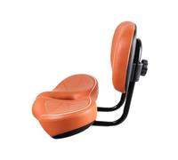 Wide Bicycle Saddle with Backrest, PU Comfort Seat for Electric and Exercis