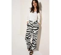 Wide Leg Pantalon avec structure