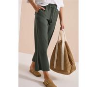 Wide Leg pantalon en qualité seersucker