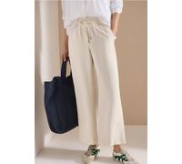 Wide Leg Pantalon Loose Fit en mélange de lin