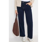 Wide Leg Rinsed Jeans