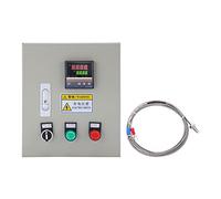 Wide Range Temperature Control,Berm Temperature Controller Box,Thermocouple Temperature Control Instrument with Intelligent Thermostatic Control for Infrared Ovens, Tin Furnaces,Water Tanks